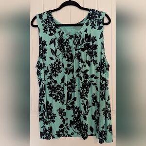 Croft & Barrow Sleeveless Top Size 2X